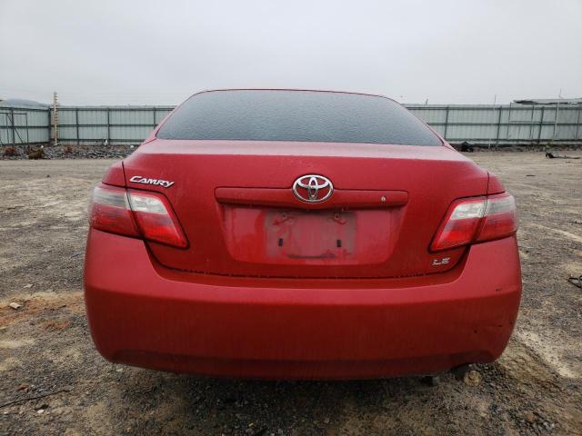 4T1BE46K77U085475 - 2007 TOYOTA CAMRY CE RED photo 6