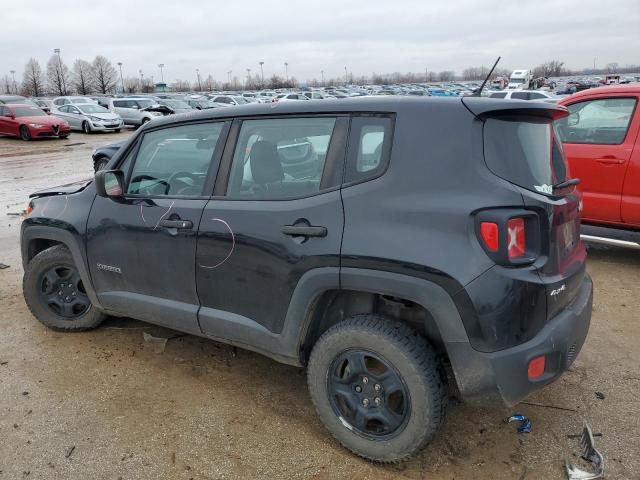 ZACCJBAB0HPG34856 - 2017 JEEP RENEGADE SPORT BLACK photo 2