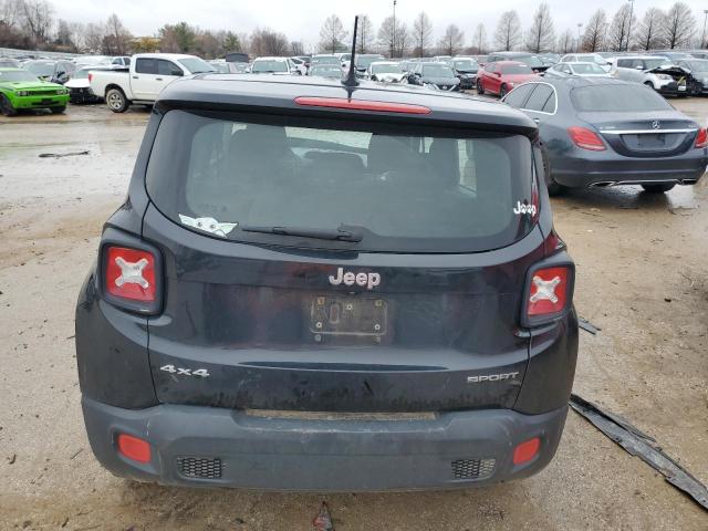 ZACCJBAB0HPG34856 - 2017 JEEP RENEGADE SPORT BLACK photo 6