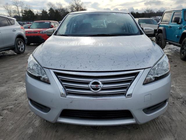 3N1AB7AP2FY277043 - 2015 NISSAN SENTRA S SILVER photo 5