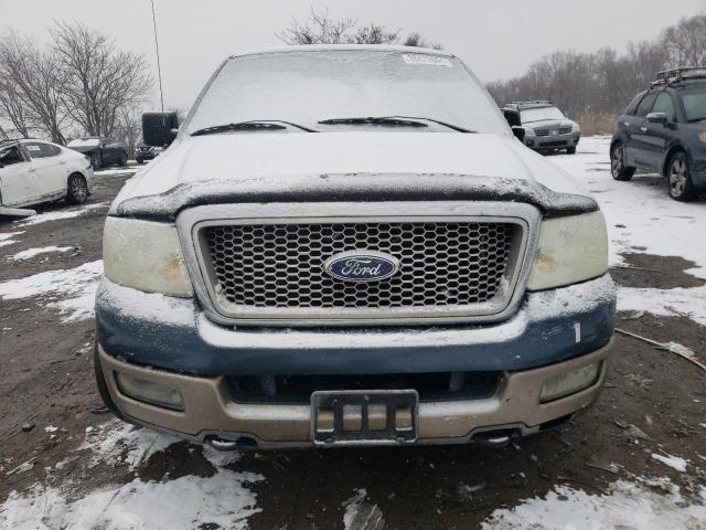 1FTPX14514NB84993 - 2004 FORD F150 BLUE photo 5