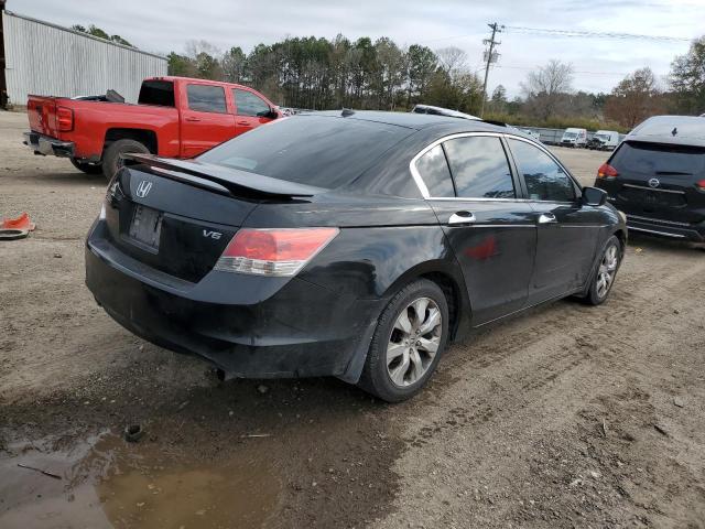 1HGCP36889A012087 - 2009 HONDA ACCORD EXL BLACK photo 3