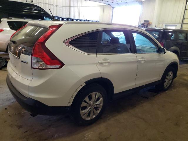 5J6RM4H78EL113912 - 2014 HONDA CR-V EXL WHITE photo 3