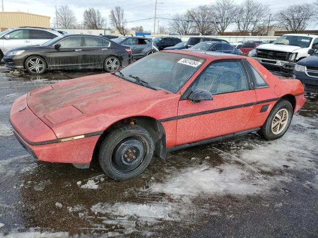 1G2PF3796FP226356 - 1985 PONTIAC FIERO SE RED photo 1