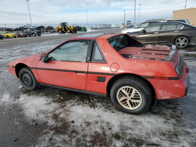 1G2PF3796FP226356 - 1985 PONTIAC FIERO SE RED photo 2