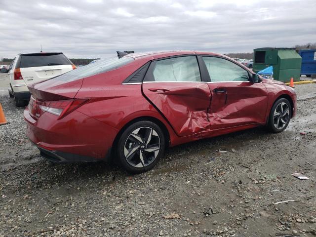 KMHLN4AJXPU080371 - 2023 HYUNDAI ELANTRA LIMITED MAROON photo 3