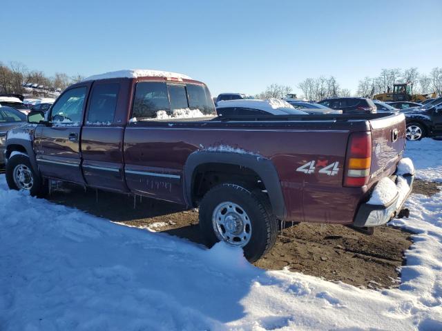 1GCGK29U2YE239705 - 2000 CHEVROLET SILVERADO K2500 BURGUNDY photo 2