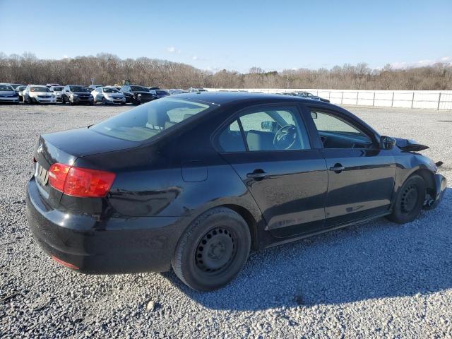 3VW2K7AJ5DM273972 - 2013 VOLKSWAGEN JETTA BASE BLACK photo 3