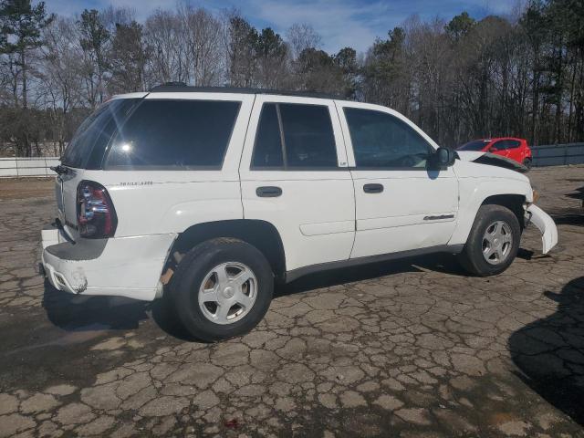 1GNDS13S622508776 - 2002 CHEVROLET TRAILBLAZE WHITE photo 3