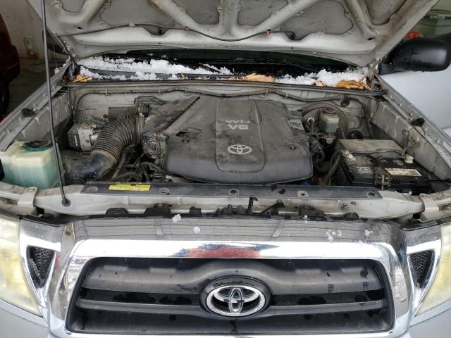 5TEJU62N55Z075465 - 2005 TOYOTA TACOMA DOUBLE CAB PRERUNNER SILVER photo 11