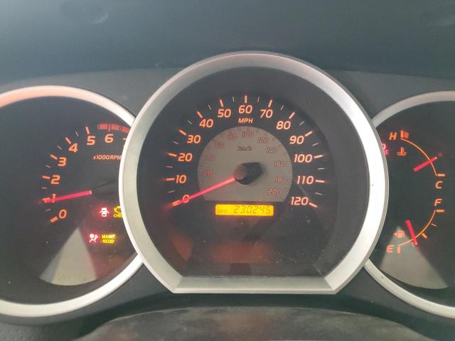 5TEJU62N55Z075465 - 2005 TOYOTA TACOMA DOUBLE CAB PRERUNNER SILVER photo 9