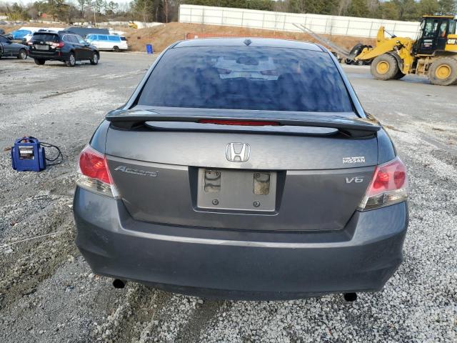 1HGCP36878A080377 - 2008 HONDA ACCORD EXL GRAY photo 6