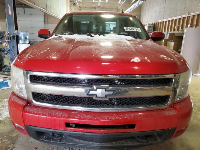 3GCEC33039G121222 - 2009 CHEVROLET SILVERADO C1500 LTZ RED photo 5