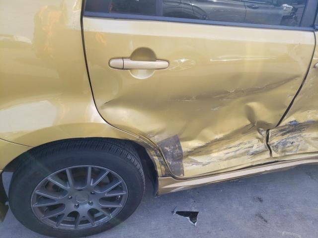 JTLKE50E581056528 - 2008 TOYOTA SCION XB GOLD photo 10