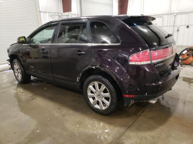 2LMDU88C47BJ14126 - 2007 LINCOLN MKX PURPLE photo 2