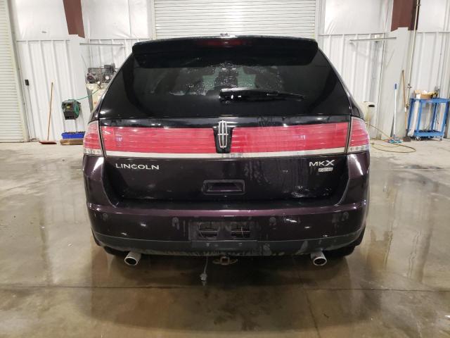 2LMDU88C47BJ14126 - 2007 LINCOLN MKX PURPLE photo 6