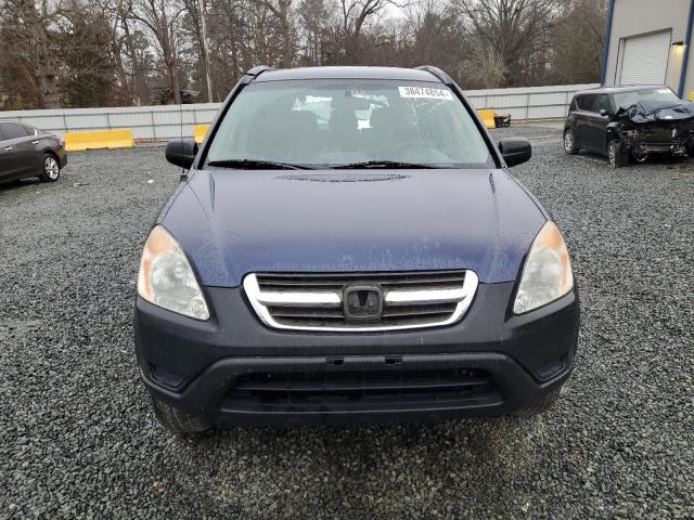 SHSRD68464U204629 - 2004 HONDA CR-V LX BLUE photo 5