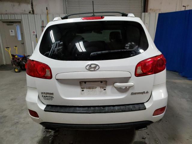 5NMSG13D57H114899 - 2007 HYUNDAI SANTA FE GLS WHITE photo 6