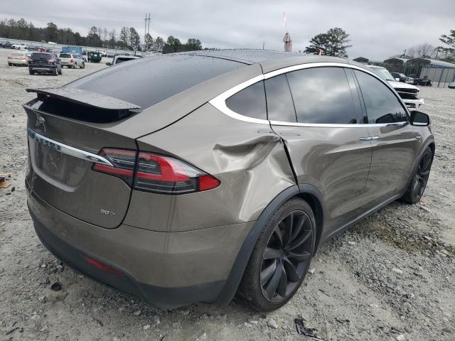 5YJXCBE26GF004769 - 2016 TESLA MODEL X BROWN photo 3