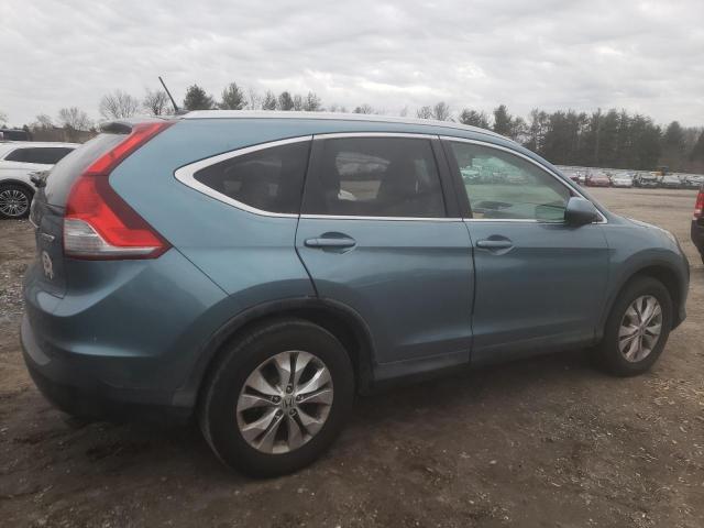 5J6RM4H73EL028198 - 2014 HONDA CR-V EXL BLUE photo 3