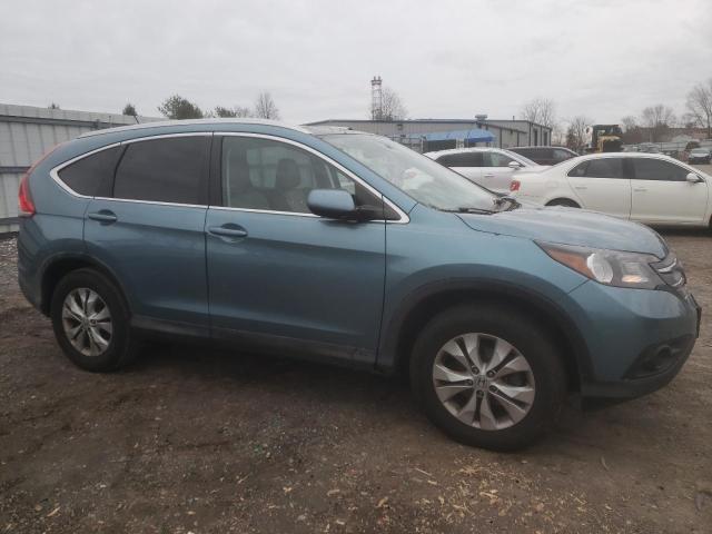 5J6RM4H73EL028198 - 2014 HONDA CR-V EXL BLUE photo 4