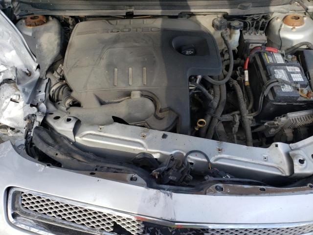 1G1ZE5EU8BF357615 - 2011 CHEVROLET MALIBU LTZ ვერცხლისფერი ფოტო 11