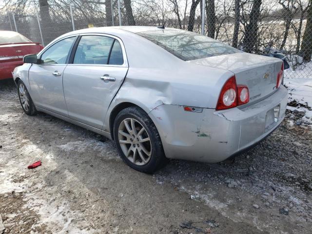 1G1ZE5EU8BF357615 - 2011 CHEVROLET MALIBU LTZ SILVER photo 2