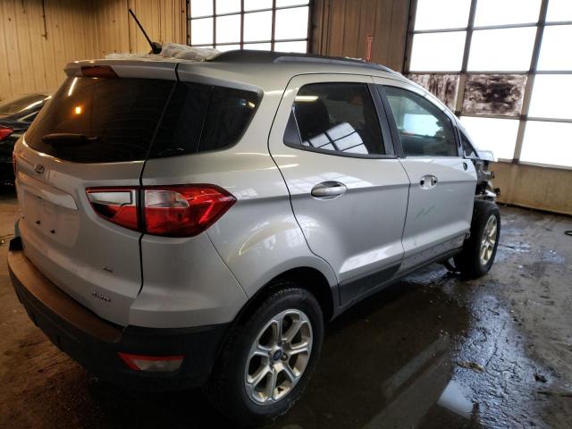 MAJ6P1UL3JC211330 - 2018 FORD ECOSPORT SE SILVER photo 3