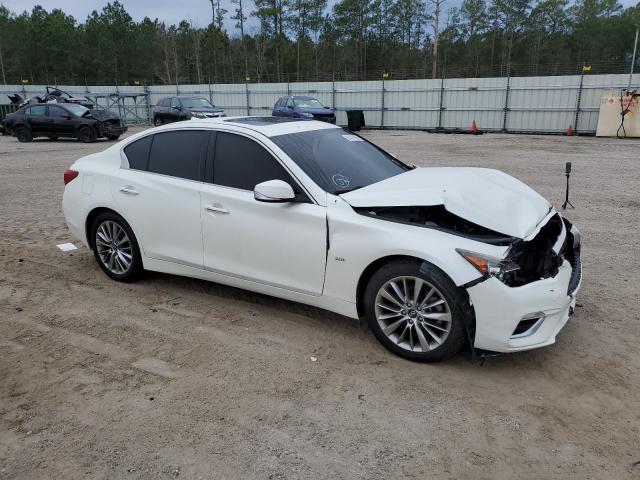 JN1EV7AR4JM445058 - 2018 INFINITI Q50 LUXE WHITE photo 4