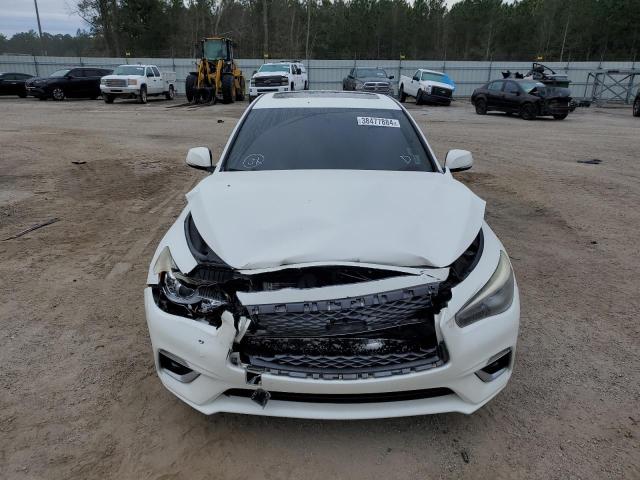 JN1EV7AR4JM445058 - 2018 INFINITI Q50 LUXE WHITE photo 5