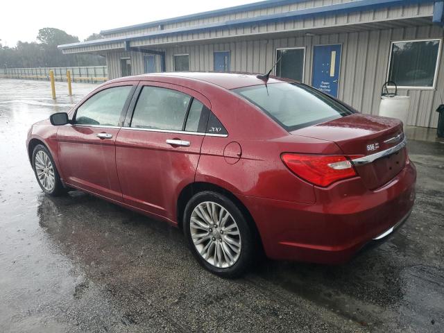 1C3BC2FG5BN594336 - 2011 CHRYSLER 200 LIMITED RED photo 2