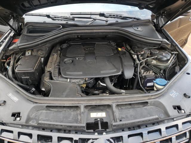 4JGDA5HB6CA034066 - 2012 MERCEDES-BENZ ML 350 4MATIC BLACK photo 12