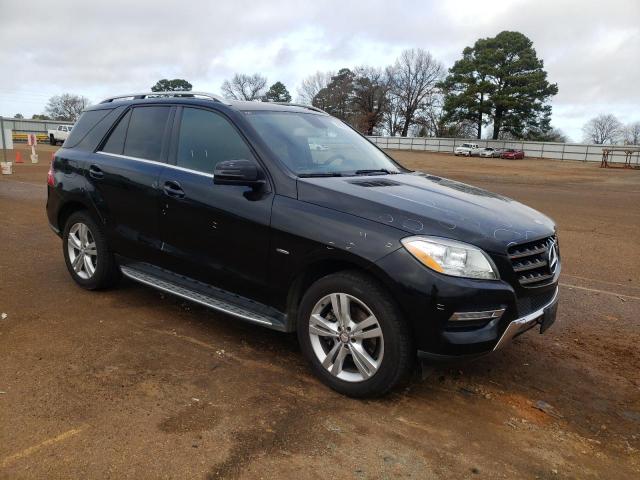 4JGDA5HB6CA034066 - 2012 MERCEDES-BENZ ML 350 4MATIC BLACK photo 4
