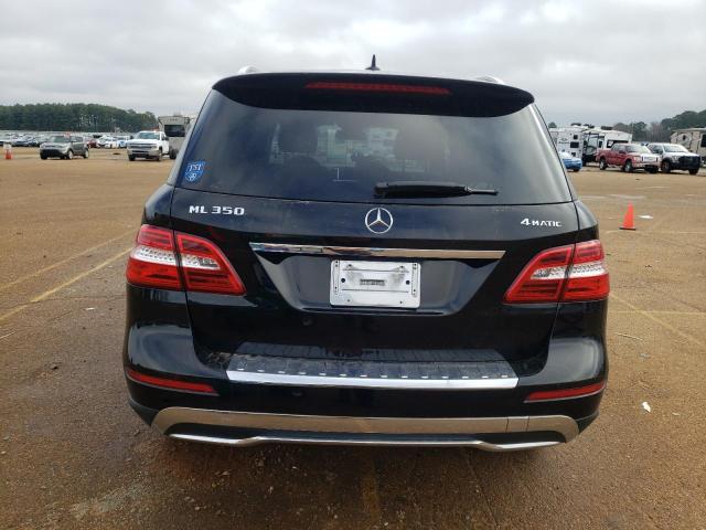 4JGDA5HB6CA034066 - 2012 MERCEDES-BENZ ML 350 4MATIC BLACK photo 6
