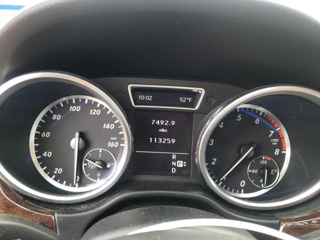 4JGDA5HB6CA034066 - 2012 MERCEDES-BENZ ML 350 4MATIC BLACK photo 9