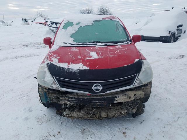 3N1BC1CP6CL375674 - 2012 NISSAN VERSA S RED photo 5