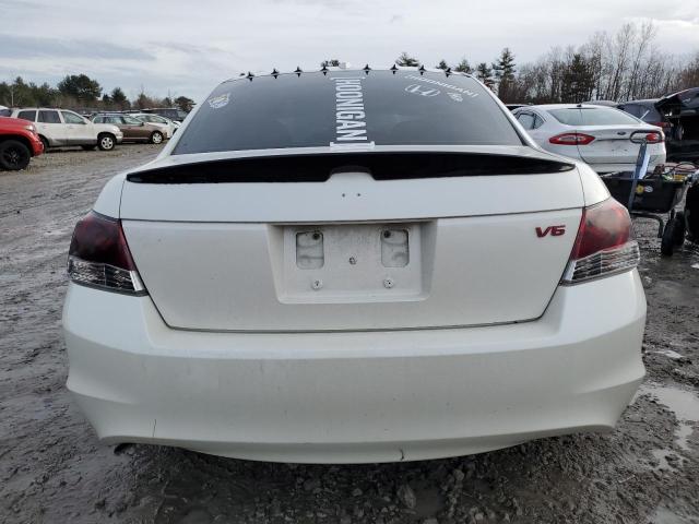 1HGCP36828A083624 - 2008 HONDA ACCORD EXL WHITE photo 6