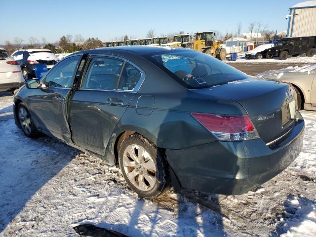 1HGCP26718A069697 - 2008 HONDA ACCORD EX GREEN photo 2