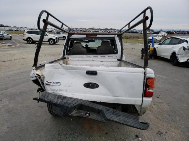 1FTYR10D56PA14283 - 2006 FORD RANGER WHITE photo 6