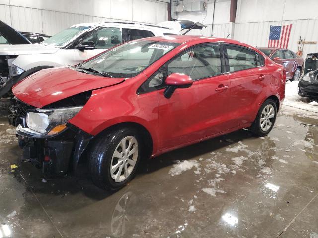 KNADM4A3XD6310503 - 2013 KIA RIO LX RED photo 1