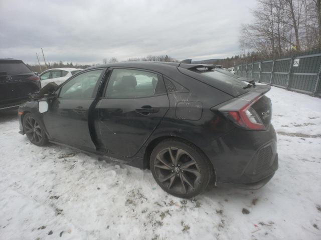 SHHFK7H9XJU408524 - 2018 HONDA CIVIC SPORT TOURING BLACK photo 2