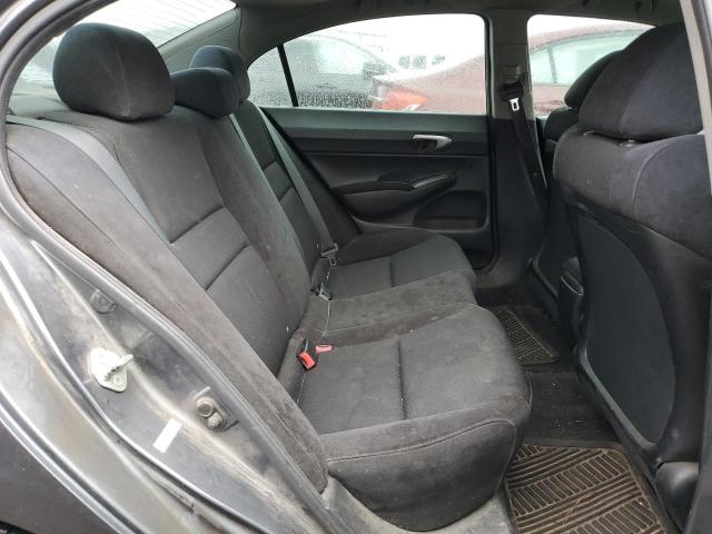 19XFA1E66BE009502 - 2011 HONDA CIVIC LX-S Մոխրագույն լուսանկար 10