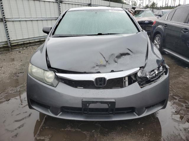 19XFA1E66BE009502 - 2011 HONDA CIVIC LX-S GRAY photo 5