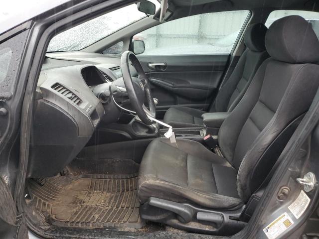 19XFA1E66BE009502 - 2011 HONDA CIVIC LX-S Մոխրագույն լուսանկար 7