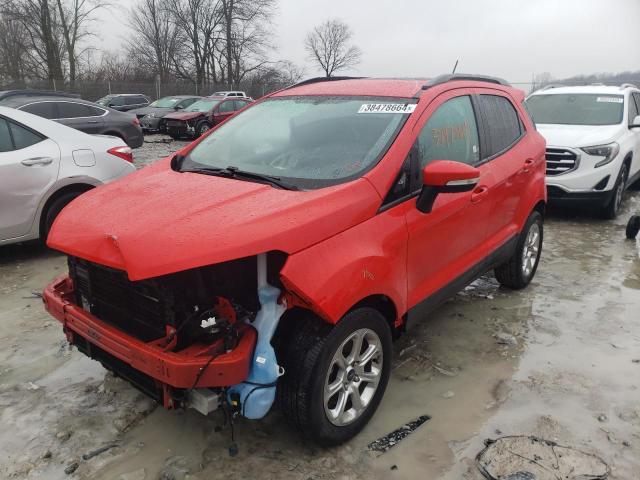 MAJ3S2GE9LC319717 - 2020 FORD ECOSPORT SE RED photo 1