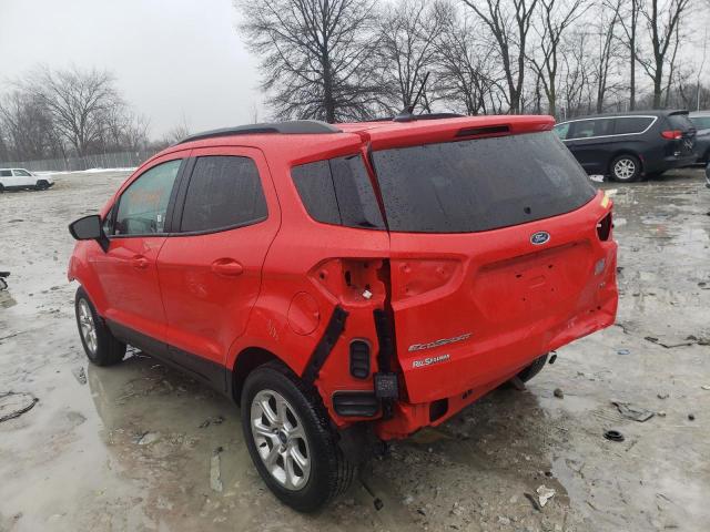 MAJ3S2GE9LC319717 - 2020 FORD ECOSPORT SE RED photo 2