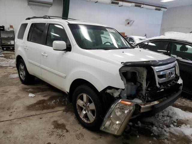 5FNYF4H52BB050007 - 2011 HONDA PILOT EXL WHITE photo 4