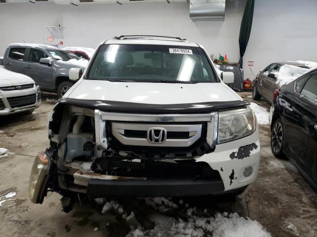 5FNYF4H52BB050007 - 2011 HONDA PILOT EXL WHITE photo 5