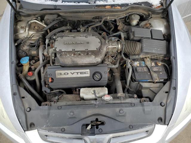 1HGCM66874A000483 - 2004 HONDA ACCORD EX SILVER photo 11