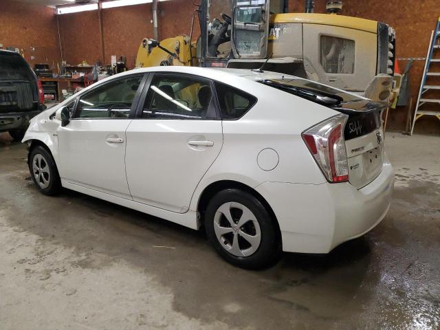 JTDKN3DU9F0424570 - 2015 TOYOTA PRIUS WHITE photo 2